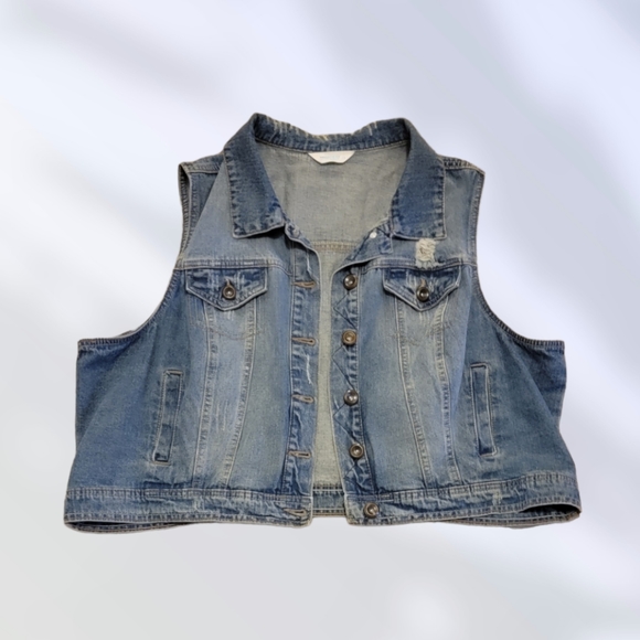 Women's Jean vest - Picture 1 of 3
